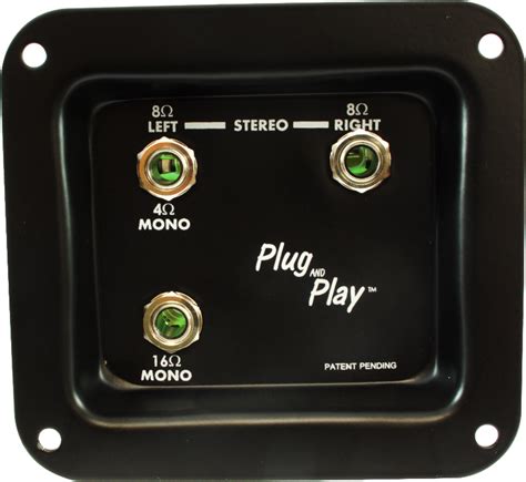 speaker cabinets steel jack plate|plug and play jack plate.